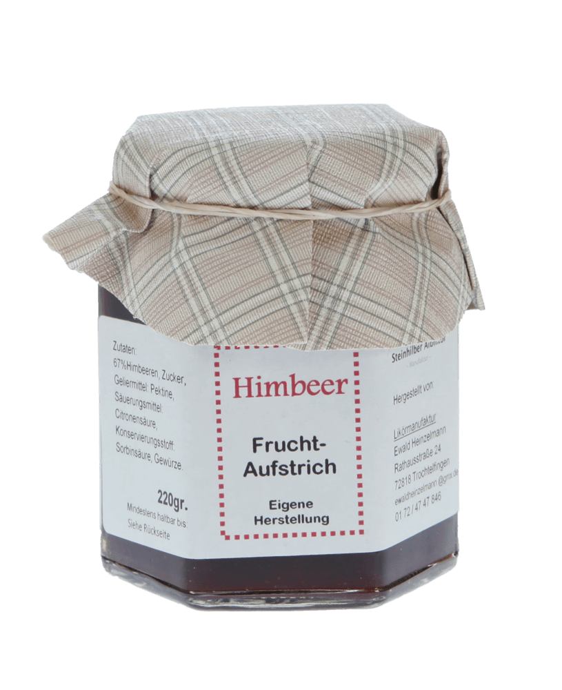 Himbeeren Fruchtaufstrich 220 Gramm Himbeeren Fruchtaufstrich 220 Gramm