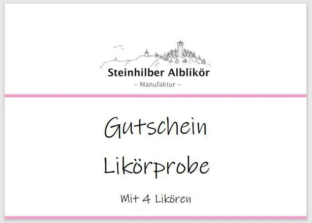 Likörprobe inkl. Aperitif  Likörprobe inkl. Aperitif