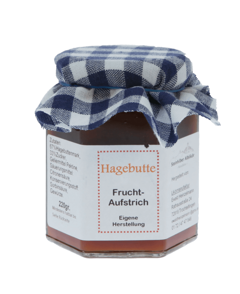 Hagebutten Fruchtaufstrich 220 Gramm Hagebutten Fruchtaufstrich 220 Gramm